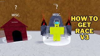 How To Get Race V3 in Blox Fruits  Arowe Quest  Second Sea [upl. by Eilrak]