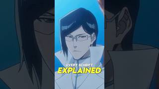 Every Schrift in Bleach Explained in 60 seconds [upl. by Novihs]