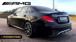 Mercedes AMG E53 4Matic 2019  4K CITY POV Test Drive [upl. by Jaqitsch]