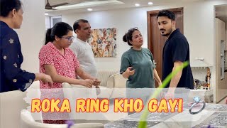 Roka Ring Kho gai 😱  Jasleen Bahut Royi  Prank Gone Wrong😳  vlog vihaannjasleen prank [upl. by Arukas]