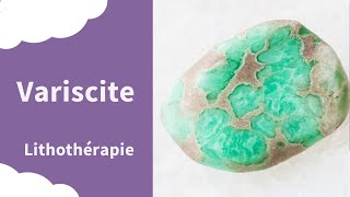 Variscite  Pierre naturelle  Bracelet en Lithothérapie par Aurore Médium [upl. by Eiliab]