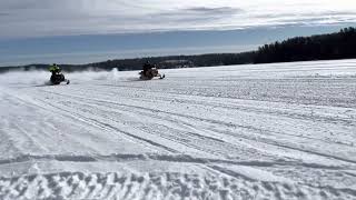 2022 Freeride 850 Turbo vs 2022 Mach Z [upl. by Ateekal]