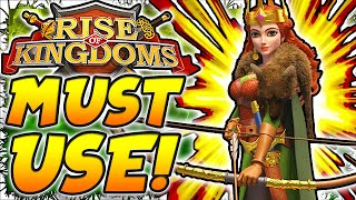 Aethelflaed Rise of Kingdoms Guide Aethelflaed Talent Build Rise of Kingdoms F2P Legendary [upl. by Dahc395]