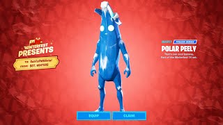 How To Get POLAR PEELY skin EARLY Free Fortnite Frozen Peely Skin [upl. by Downes764]