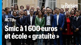 Smic à 1600 euros école chômage retraites les mesures annoncées par le Nouveau Front Populaire [upl. by Efren52]