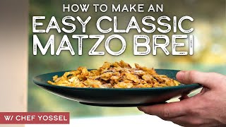 Learn How to Make an Easy Classic Matzo Brei [upl. by Emelin]