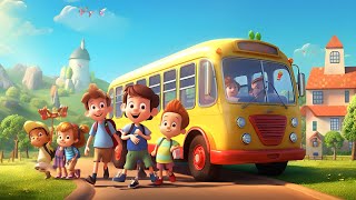 The wheels on the bus  Kids Nursery Rhymes  MGDvines [upl. by Lasonde]