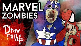 Los héroes de MARVEL ¡ZOMBIES  Draw My Life en Español [upl. by Eniretac351]