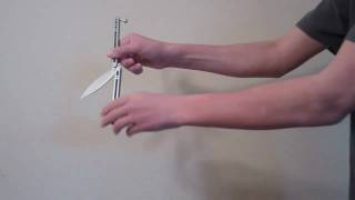 Balisong Tutorial Y2K Rollover Beginner [upl. by Noirrad]