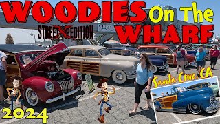 Classic Charm Woodies on the Wharf in Santa Cruz [upl. by Bryana]