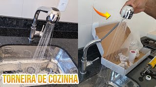 COMO INSTALAR TORNEIRA GOURMET MONOCOMANDO PIA DE COZINHA Passo a Passo [upl. by Irbua]