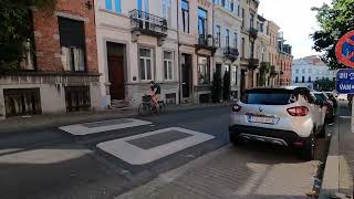 4K Walk Through Etterbeek Brussels Belgium [upl. by Dihgirb]