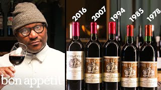 Sommelier Tastes the Same Wine at 5 Ages 19782016  World Of Wine  Bon Appétit [upl. by Aliled919]