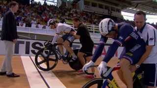 Mens Sprint Final  2014 UCI Track Worlds [upl. by Hadrian]