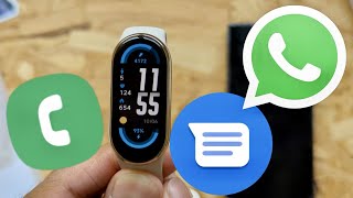 Xiaomi Smart Band 8  Usability Review  Phone Calls SMS WhatsApp and WhatsApp Calls [upl. by Inaffit298]