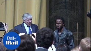 Stay humble Kendrick Lamar accepts the Pulitzer Prize [upl. by Aicen]