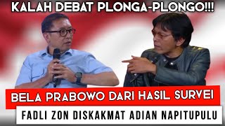 Kalah Debat PlongaPlongo❗️Bela Prabowo Dari Hasil Survei Fadli Zon Diskakmat Adian Napitupulu [upl. by Sievert295]