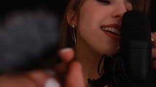 ASMR UPCLOSE amp SENSITIVE  Subtle Mouth Sounds amp Face Brushing [upl. by Kciredes651]