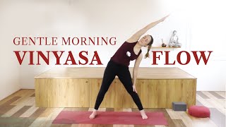 Morning Vinyasa Flow for Beginners  Grounding 40Minute Flow  Arhanta Yoga [upl. by Sadnac]