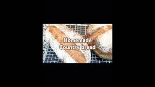 Easy Country bread 깜빠뉴 bakingshortbread깜빠뉴베이킹쇼츠 [upl. by Ananna]