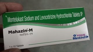 Montelukast sodium and levocetirizine hydrochloride tablets ip uses in hindi me  Mahazin  M uses [upl. by Buskus]