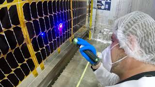 Behind the Scenes Inspecting DARTs RollOut Solar Array ROSA Technology [upl. by Argent502]