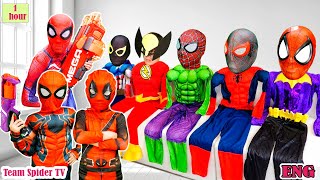 What If Many Spider man in 1 HOUSE KID SPIDERMAN uses powers of NEW HERO amp Rescue people MORE [upl. by Cyprus173]