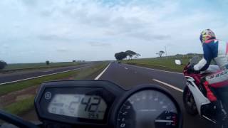 TOP SPEED XJ6 N 77cv Remapeada x CBR 600F 102cv [upl. by Eliza]