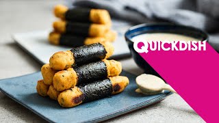 SüsskartoffelSushi Rezept  Vegan [upl. by Yecnay]