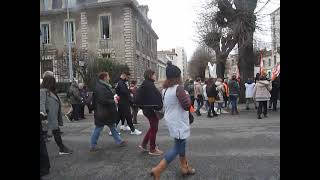 CFDT Santé sociaux Isère Manifestation Vienne ADPAH 09 02 2024 devant la sous préfecture [upl. by Chader850]