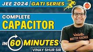 JEE Main 2024  Quick Revision of Capacitors🔥 Class 12🔥 ONE SHOT  JEE 2024  Vinay Shur Sir [upl. by Madelon]