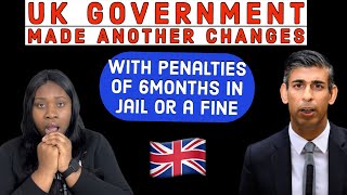 UPDATE THE UK GOVERNMENT ANNOUNCE CHANGES IN TAX  PENALTIES OF 6 MONTHS IN JAIL OR FINE OF £5000 [upl. by Deena106]