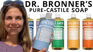 Best Body Wash – Dr Bronner’s Castile Soap – Non Toxic Shower Gel [upl. by Htebaras]