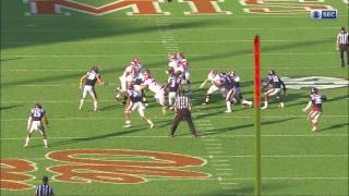 Damien Harris breaks a 68yard run against Ole Miss [upl. by Mast]