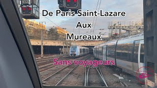 De Paris Saint Lazare aux Mureaux en W [upl. by Renault897]