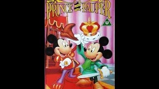 Digitized opening to The Prince and the Pauper VHS UK [upl. by Akinimod]