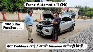 Automatic मे CNG लगाने की गलती ना करे  Fronx Automatic Cng  Owners Feedback [upl. by Isma]