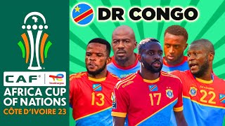 DR CONGO OFFICIAL 24 MAN SQUAD AFCON 2024  AFRICA CUP OF NATIONS COTE DIVOIRE 2023 [upl. by Ecinrahs461]