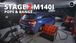 BMW M140i  Stage 2 Tuning Package Crackle Overrun [upl. by Sachiko]