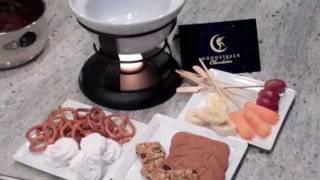 Recipe to make chocolate fondue at home by Moonstruck Chocolate [upl. by Mungo]