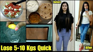 MONSOON WEIGHT LOSS DIET PLAN to Lose 5 Kgs in 2 weeks Tried and Tested [upl. by Koch]