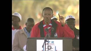 Paul Kagame campaigns in Nyabugogo 3 August 2010 [upl. by Pedroza797]