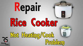 How To Repair Rice Cooker Not Heating Problem  Watch Tutorial Save Money  RS electro tech [upl. by Sjoberg248]