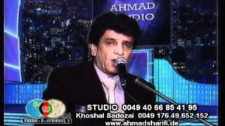 Khoshal Sadozai live Payame afghan TV 09032011 [upl. by Dyol]