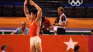 Ning Li Becomes The quotLittle Prince Of Gymnasticsquot  Los Angeles 1984 Olympics [upl. by Narda]