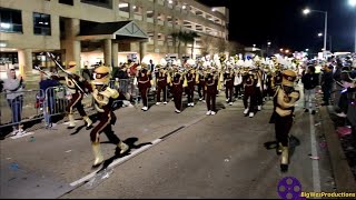 Bands On The Parade Route From The Krewe Of Poseidon Parade Highlights 2024 [upl. by Dahraf]