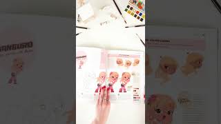 SuperCute Manga Chibis to Draw and Paint Flip Through [upl. by Ky]