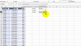 Excel  351  Intelligente Tabellen  Tabellennamen in Formeln  Teil 01 [upl. by Kamat]