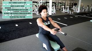 Row  Seated  Close Grip  Pronated  KILO Exercise Demo [upl. by Blodgett]