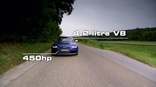 Audi RS 4 Avant Test Drive  Fifth Gear [upl. by Deerc]